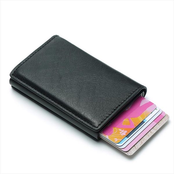 

business rfid card holder mens wallets bag male vintage short purse small leather slim for man mini wallet thin, Red;black