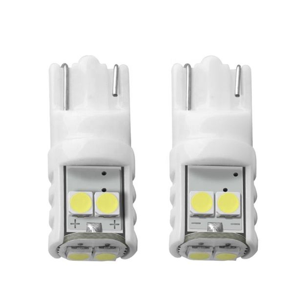 

emergency lights 500pcs t10 led canbus w5w 168 194 ceramic bulb 3030-6smd car dome reading lamp license plate light clearance 6000k 12v