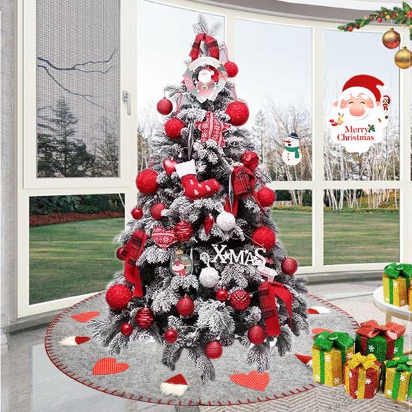 

christmas decorations tree skirts round cushion linen carpet outdoor blankets apron xmas bottom decoration party supply