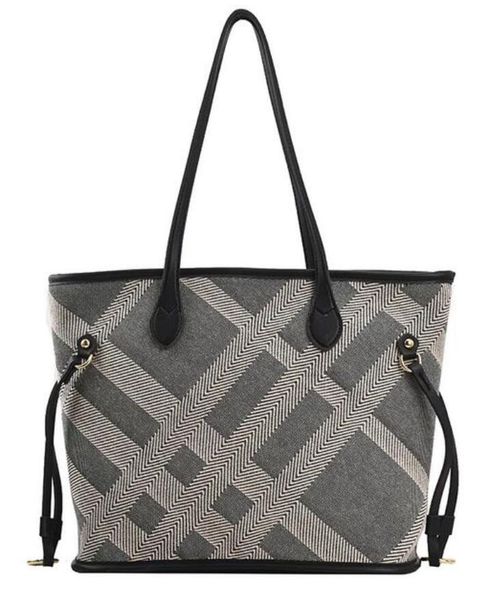 

hbp 2021 geometry designer shoulder bag retro female trendy handbag luxury designer big fashion high capacity shopper shopping tote