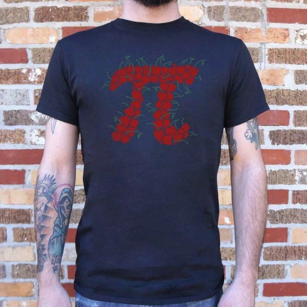 

cherry pi t-shirt | short sleeve graphic tee, White;black