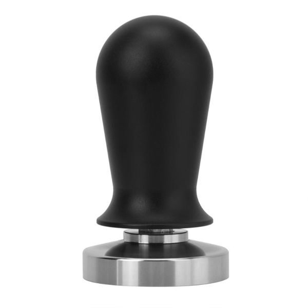 

electric coffee grinders black color stainless steel flat base tamper pressing tool