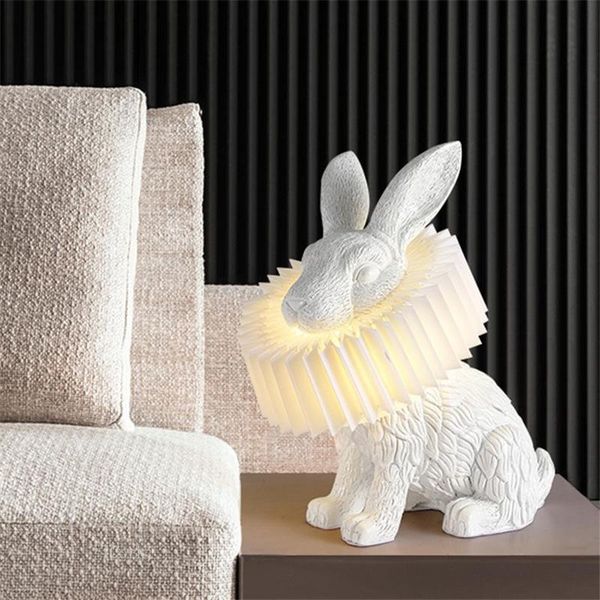 

table lamps nordic resin scarf led lamp modern bedroom bedside art creative decor living room children desk light fixtures