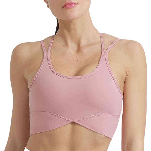 

women's camisoles tanks yoga vt cross beautiful back thin shoulder sling sports bra women's running fitns, White