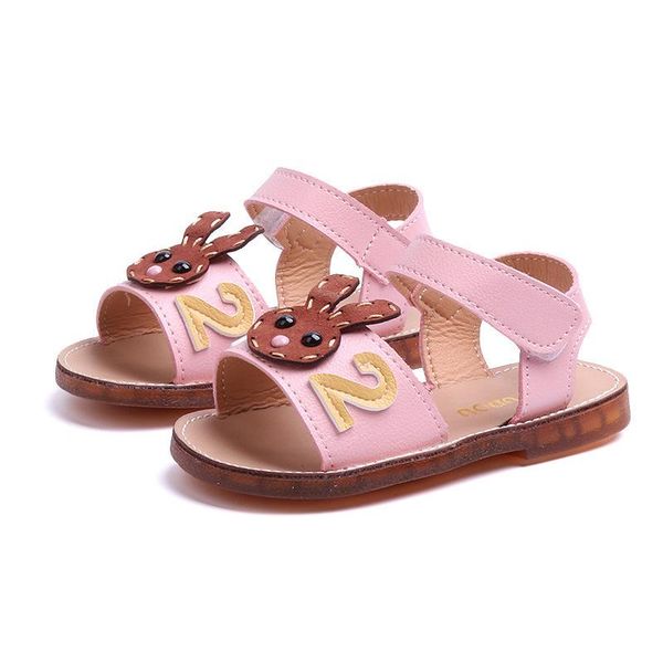 

children's shoes 2021 summer kids lovely cartoon fashion girl sandals baby, Black;red