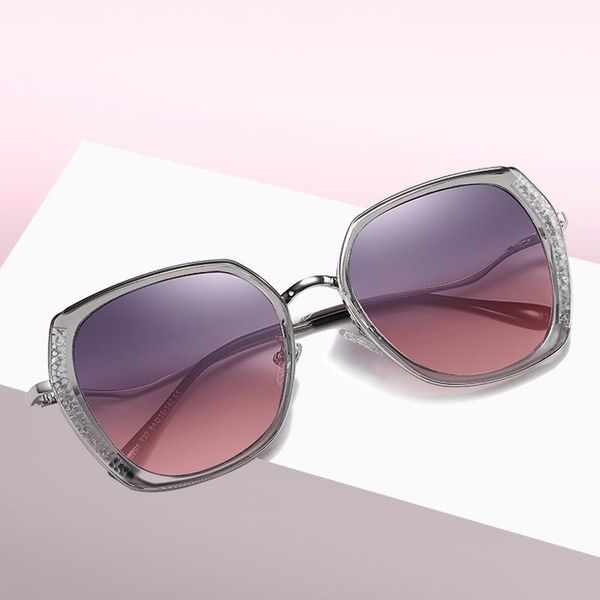 

luxury designer women sunglasses polaroid square fashion sun glasses lady classic driving eyewear uv protection, White;black