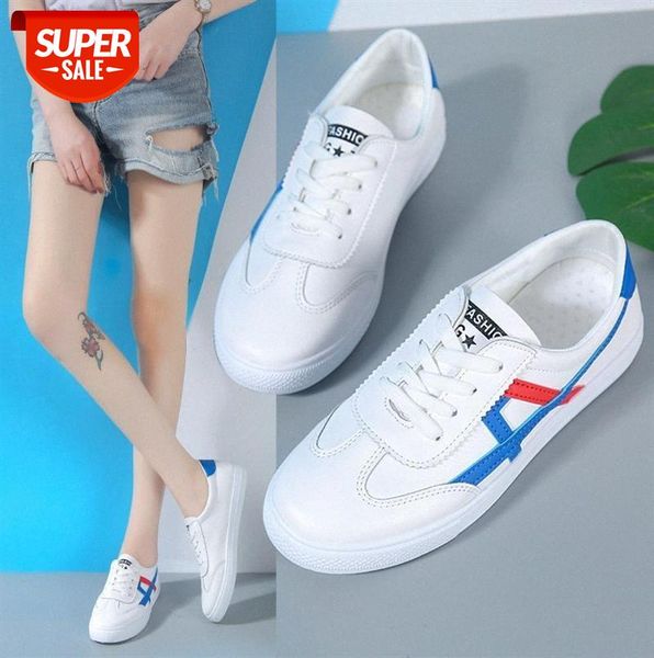 

women's sneakers korean fashion single shoes ins white #zs7i