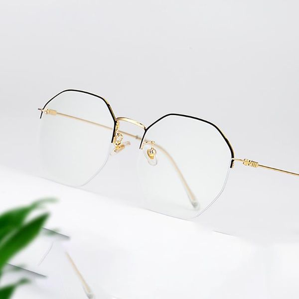 

sunglasses blue light glasses computer for women transparent decorative fake no diopter, White;black