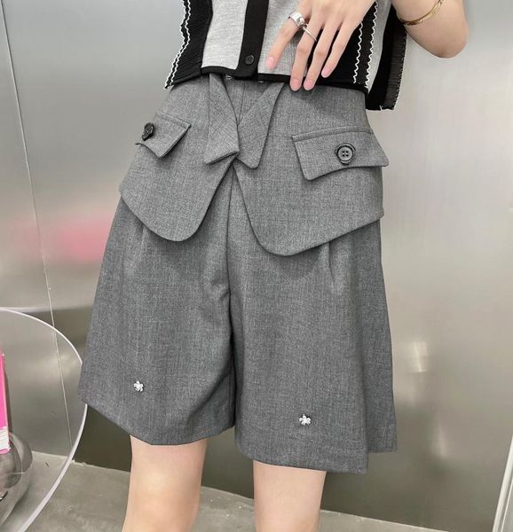 

women's shorts summer 2021ss high waist women grey casual short pants for female ddxgz2 6.06, White;black