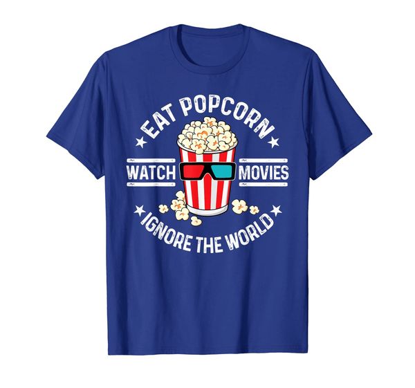 

Eat Popcorn Watch Movies Ignore The World Movie Lover Shirt, Mainly pictures