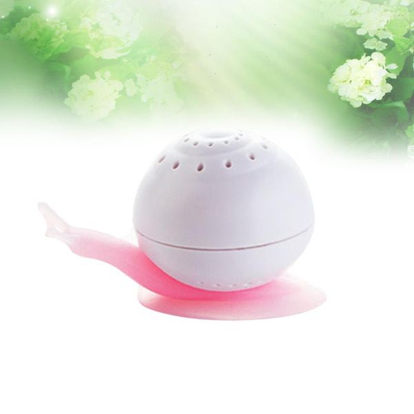 

snail shaped car fragrance diffuser air purifier freshener for home (pink, rose)