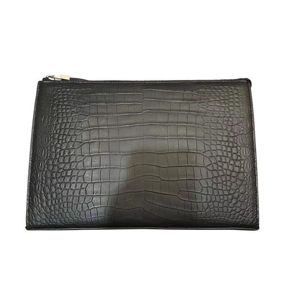 

wallets yl0054 crocodile quality real leather luxury wallet men famous brands high fashionable men's bag, Red;black