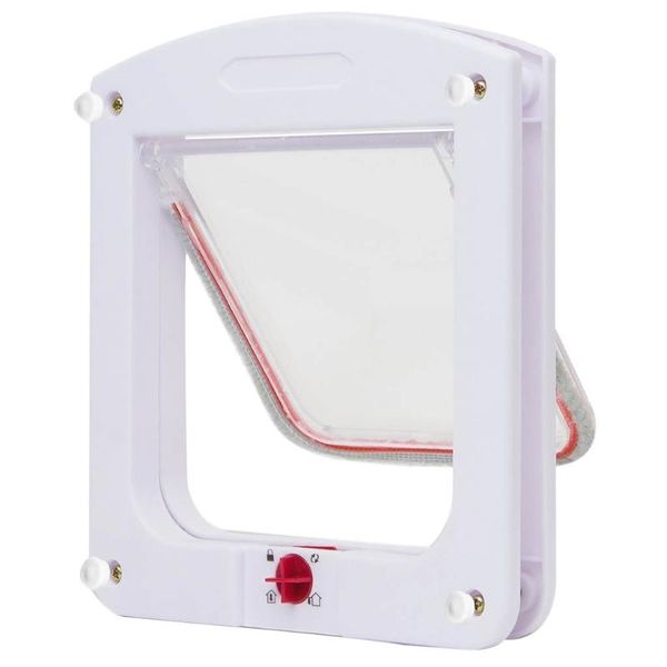 

cat carriers,crates & houses petmito 4 way dog door 22x20x3 cm white