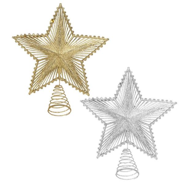 

christmas decorations 2pcs glitter star treeiron xmas tree er decoration for home