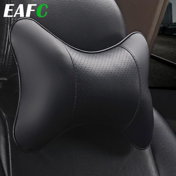 

seat cushions car headrest neck rest cushion pillows pu leather head support protector universal backrest