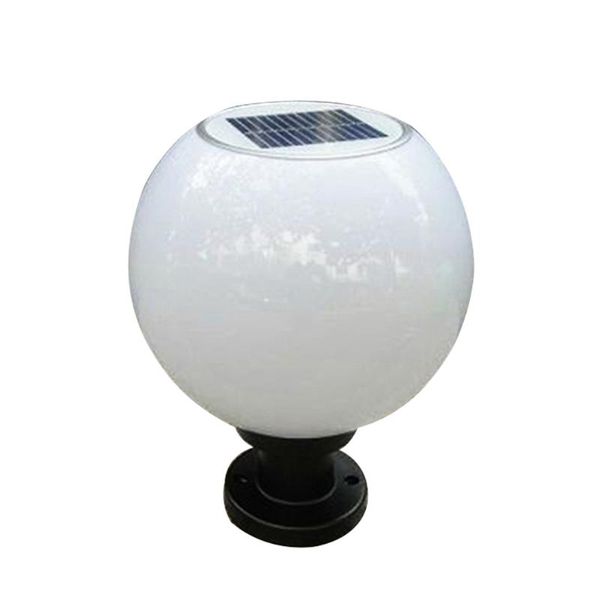 

wall lamp led 200mm solar pillar outdoor round light(white)