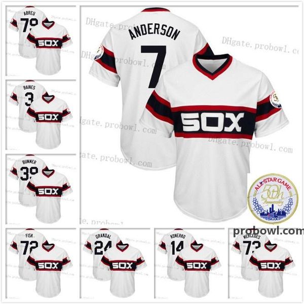 

custom tim anderson white sox 1983 new chicago jersey 2021 city connect southside jose abreu carlos rodon nick madrigal jimenez yoan moncada, Blue;black