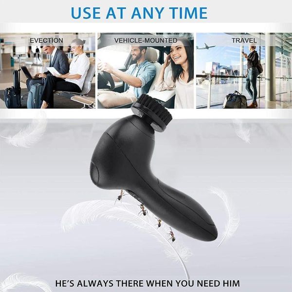 

portable handheld automatic electric shoes polisher brushes shine battery 4 box with powered brush l1a9 clothing & wardrobe storage