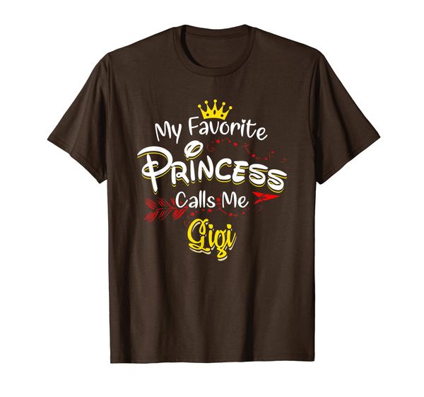 

my favorite princess calls me gigi t-shirt, White;black