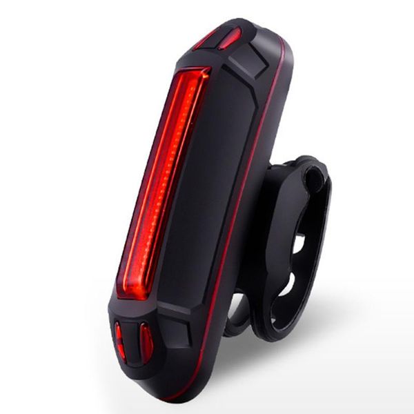 

bike lights rotatable strap wide angle ipx4 waterproof super bright warning stylish night riding bicycle taillight safe usb charging outdoor