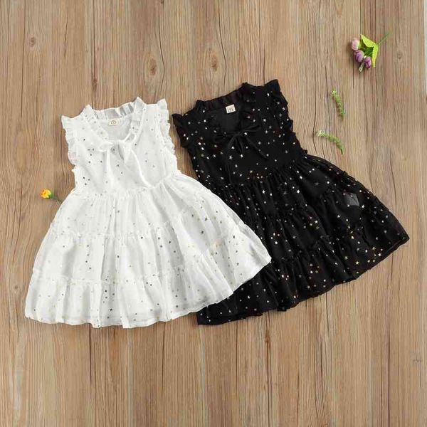 

toddler kids baby girl summer dresses princess ruffles sleeveless sequins cotton party casual clothes 2-7y, Red;yellow