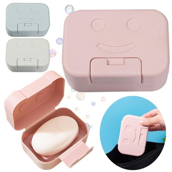 

soap dishes portable travel box waterproof dish with lid for bathroom outdoor