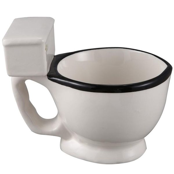 

novelty toilet ceramic mug with handle 300ml coffee tea milk ice cream cup funny for gifts mugs