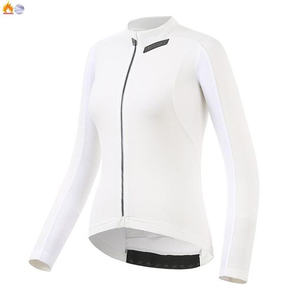 

racing jackets women cycling jersey long sleeve winter fleece warm breathable clothing triathlon anti-uv bike korea nsr jerseys, Black;red