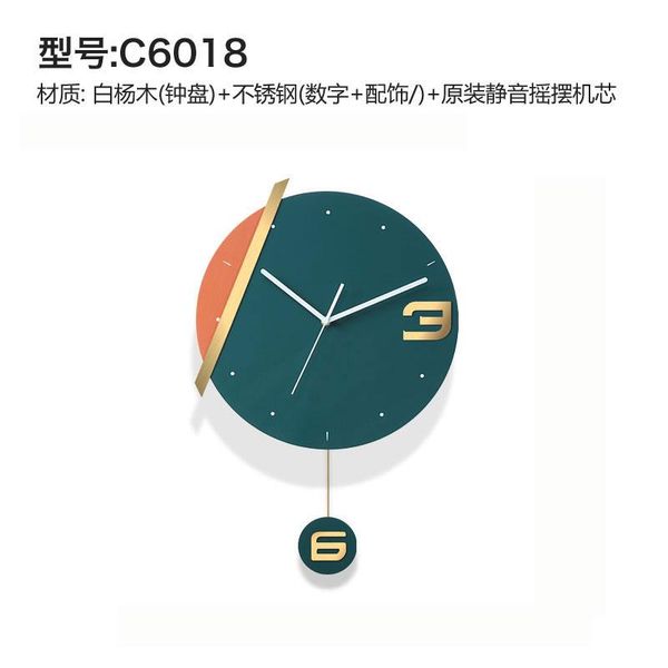 

wall clocks office modern clock nordic design luxury art creative bathroom waterproof horloge murale home decor ec50bg