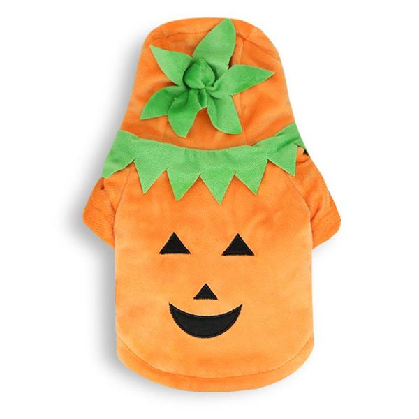 

dog apparel pet clothes funny pumpkin halloween transfiguration