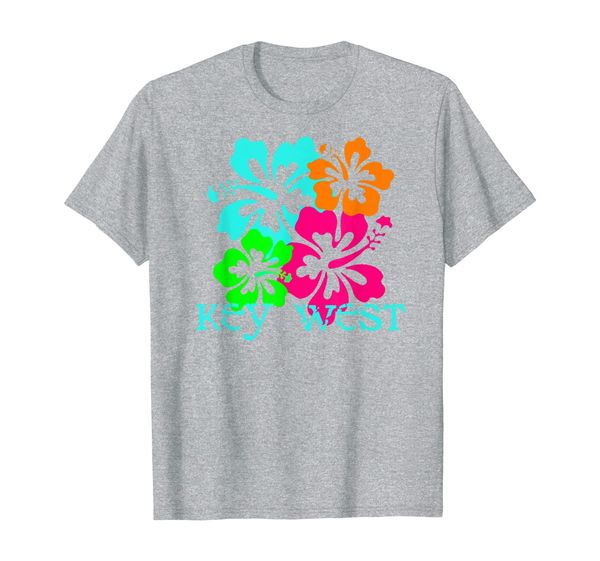 

key west beach tropical paradise travel surf ocean vacay t-shirt, White;black