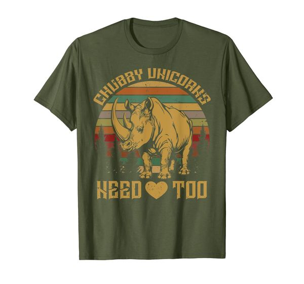 

Chubby Unicorns need love too Vintage Rhino Tshirt, Mainly pictures