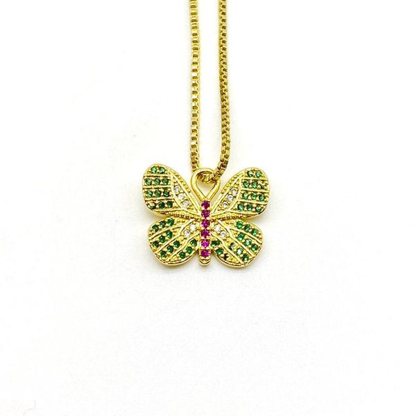 

5pcs/lot fashion butterfly pendant necklaces, Silver