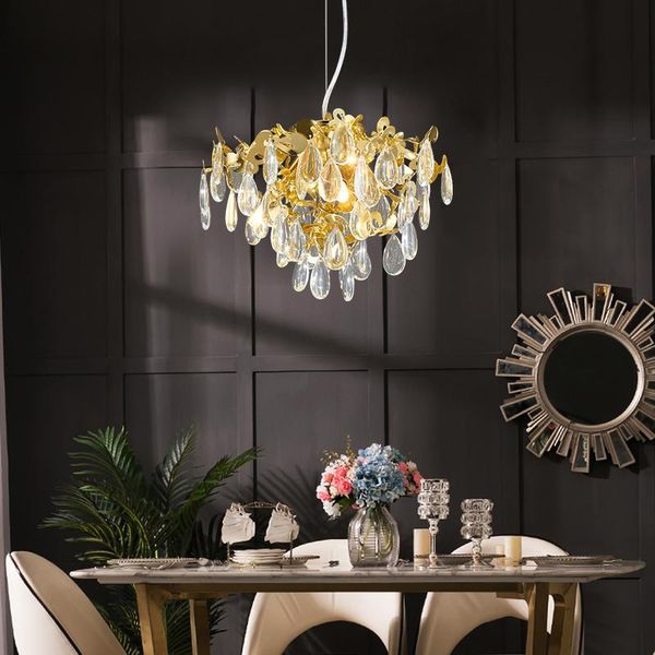 

chandeliers modern crystal led chandelier living room ceiling decorate hanging light luxury villa bedroom restaurant interior decor lighting