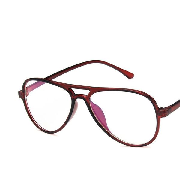 

fashion sunglasses frames vintage classic double beam pilot eyeglasses frame women 2021 retro est trendy glasses men thin bordereyewear, Black