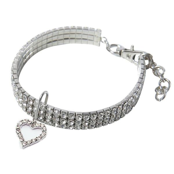 

dog collars & leashes cute crystal pet collar accessories necklace cat puppy