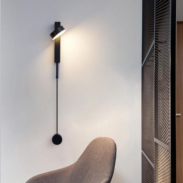 

wall lamps living room creativity led hallway stairs sconce mounted bedroom bedside lamp postmodern designer decor fixtures