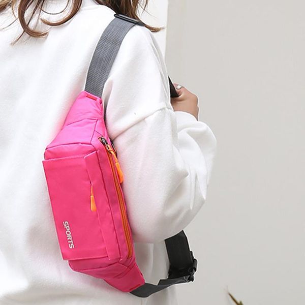 

solid color chest pack men and women simple leisure fashion sport fitness waist packs large capacity multifunctional bag yl5 bags