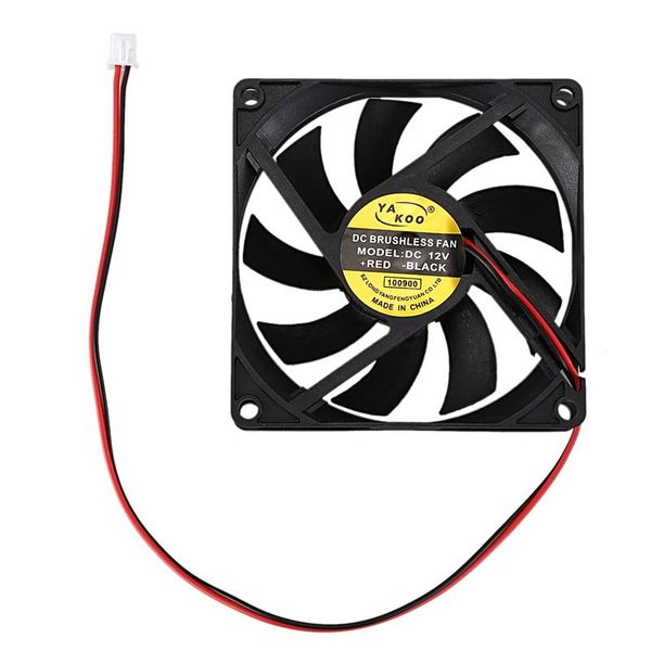 

electric fans dc 12v 0.18a 2 pin connector pc computer case cooling fan 80x80mm