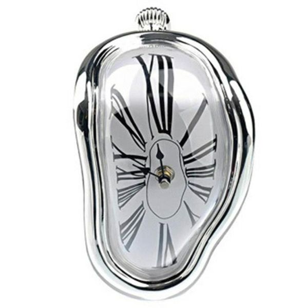 

wall clocks melting clock salvador dali watch melted for decorative home office shelf desk table funny creative gift