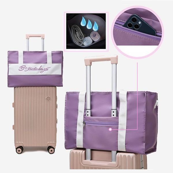 

outdoor bags women's travel gym fitness handbag 2021 large waterproof sac weekend training yoga athletics swimming shoulder beach sport