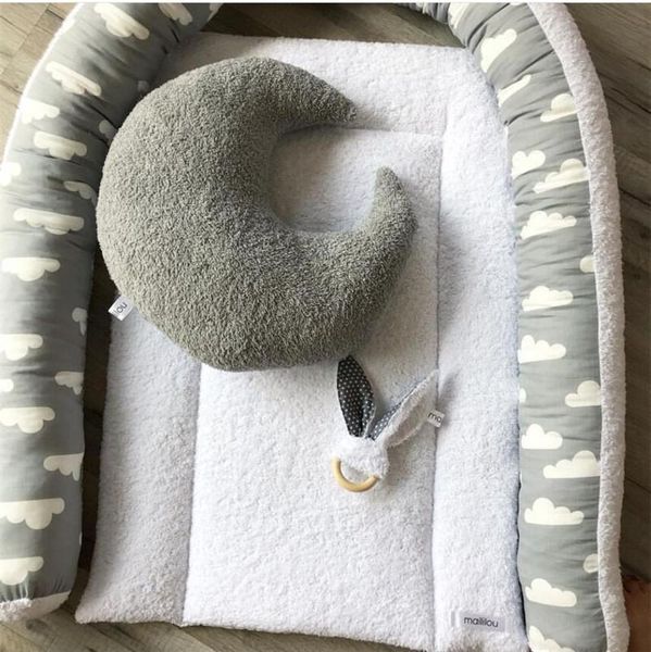 Cuscino Baby Nest Bed Culla portatile rimovibile da viaggio per bambini Culla in cotone per bambini