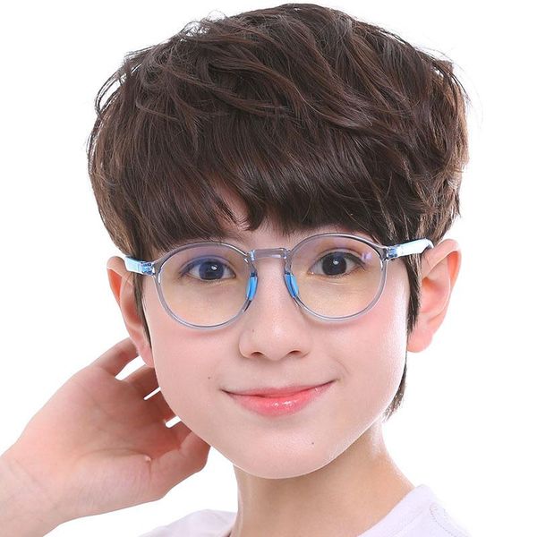 

fashion sunglasses frames 2021 square children plain glasses eye frame baby boys girls eyeglasses vintage kids clear lens optical spectacle, Black