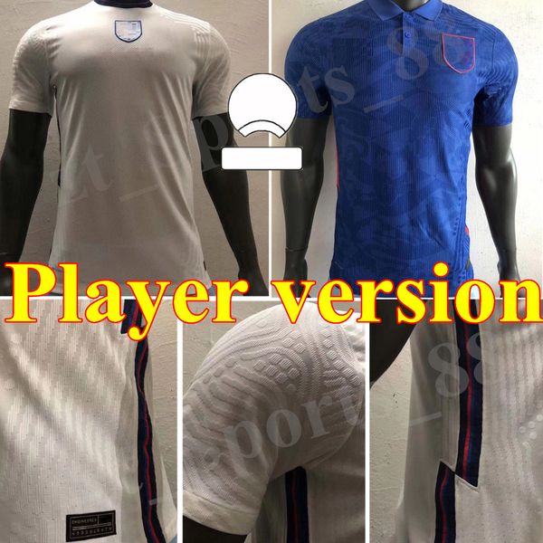 

2021 european cup player version national team soccer jersey kane sterling rashford sancho henderson barkley 21 22 football shirts men sets, Black;yellow