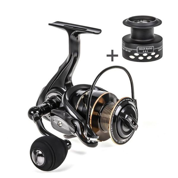

13+1 bb double spool fishing reel 5.5:1 gear ratio speed spinning carp reels for saltwater baitcasting