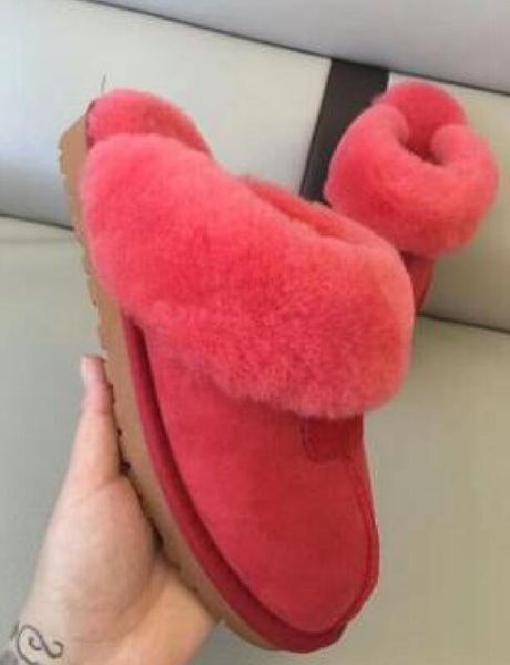 

2021 new fashion various styles leather indoor boots men and women cotton slippers snow boots size us4-us13, Black