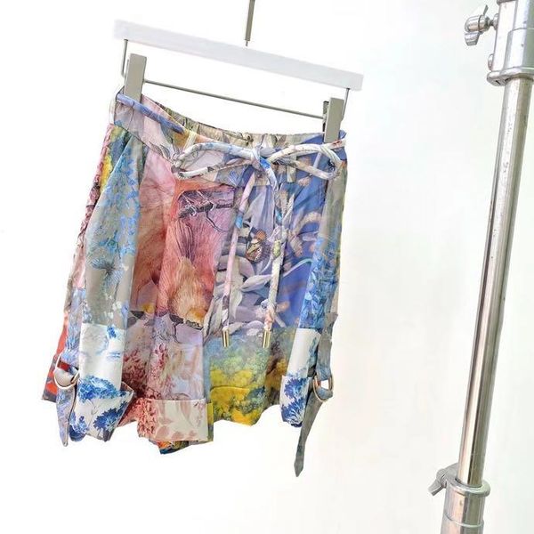 

women's shorts ik0665 fashion pants 2021 runway luxury european design party style clothing, White;black