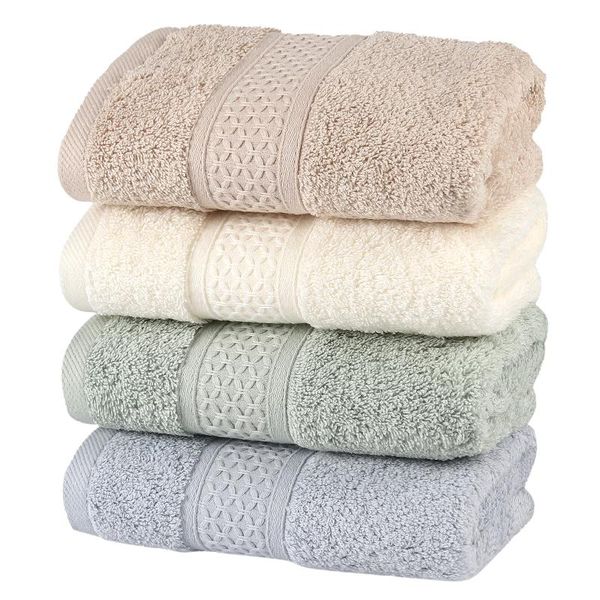 

towel solid soft for home bathroom multicolor cotton 34x74cm