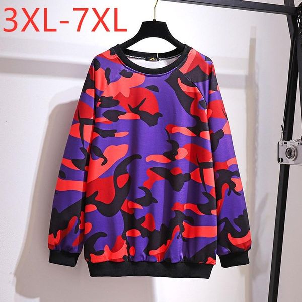 

plus size t-shirt missfansiqi ladies spring autumn for women large long sleeve loose print thick 3xl 4xl 5xl 6xl 7xl, Black