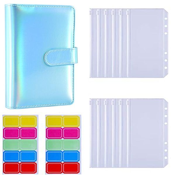 

holographic blue gift wrap